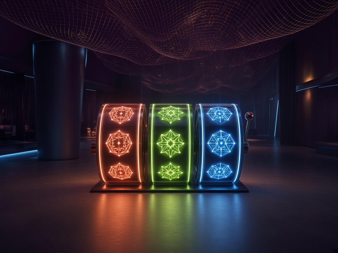 Ember Lattice reel station inside the NetGrappleBurst mesh hall